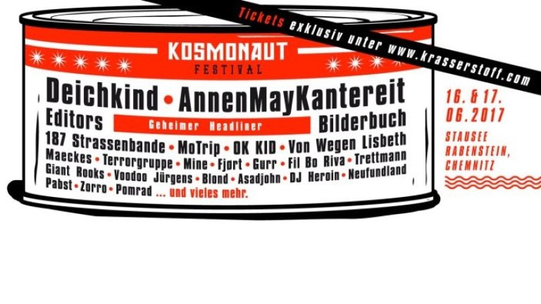 Kosmonaut Festival - neues Band-Sixpack angekündigt