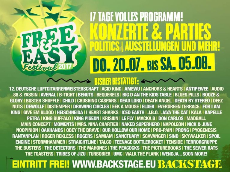 Free & Easy Festival - Kostenloses Festival in München