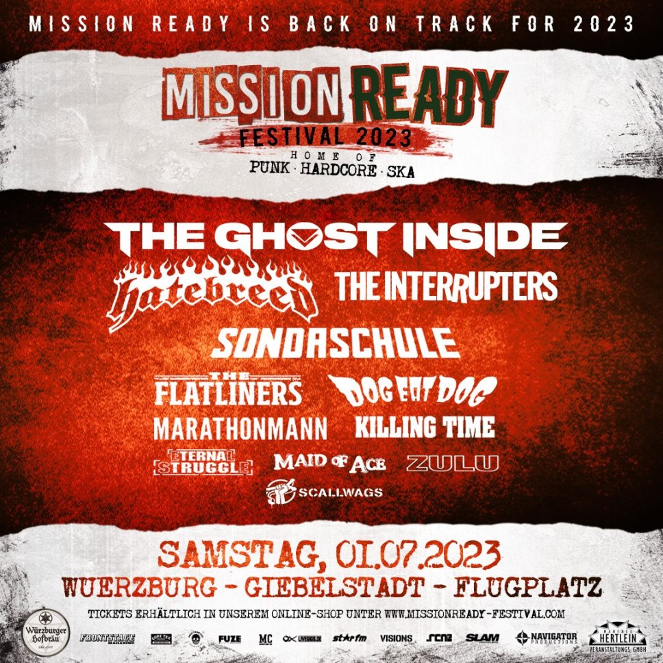 Mission Ready Festival - The Ghost Inside sind der fehlende Headliner