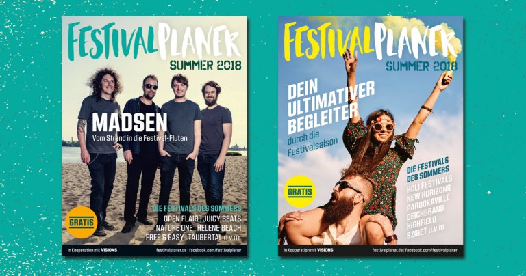 Festivalplaner Summer Edition - Ab heute bundesweit kostenlos erhältlich!