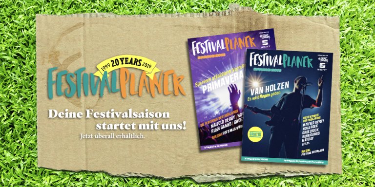 Festivalplaner Spring Edition - Ab heute bundesweit kostenlos erhältlich!