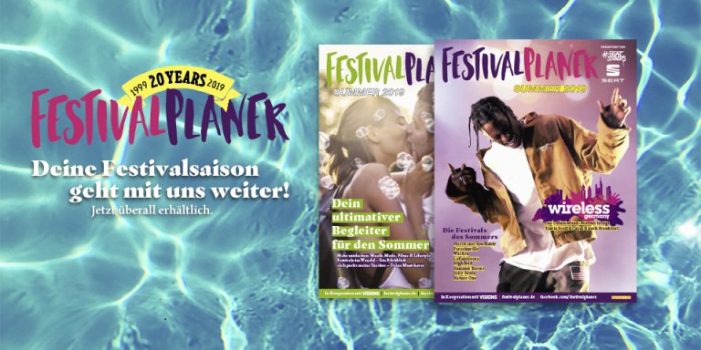Festivalplaner Summer Edition - Ab sofort bundesweit kostenlos erhältlich!